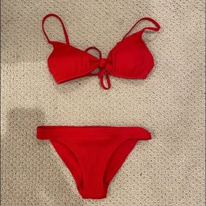 Hollister Red Bikini